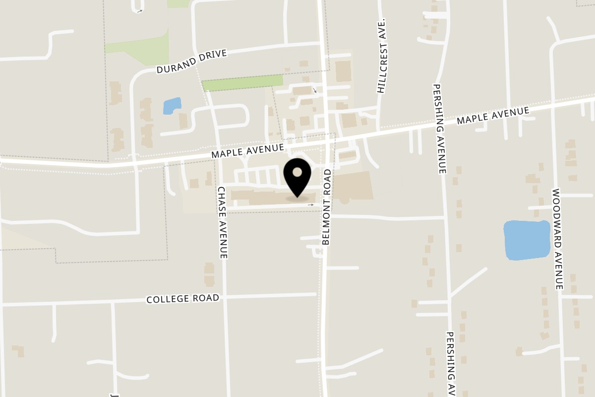 Map showing the location of Thai First on 2249 Maple Ave in Downers Grove